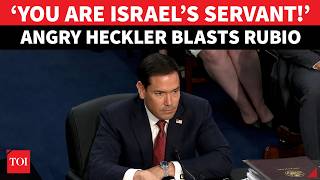 ‘Stop Backing Israel’s Genocide’: Screaming Heckler Goes Nuclear On Rubio Mid-Hearing, ‘You Serve…’