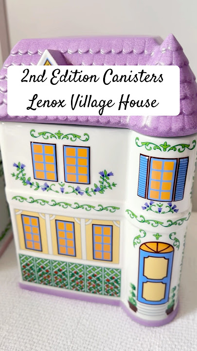 2nd Edition Lenox Village Canisters arrived! 😊❤️❤️ #lenox