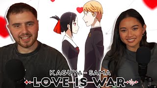 OUR NEW FAVOURITE SHOW?! - Kaguya Sama Love Is War Episode 1 REACTION   REVIEW!