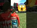 BUS VS TRAIN ACCIDENT 💥|| Indian bike driving 3D|| #viral #trending #shortsvideo #gaming