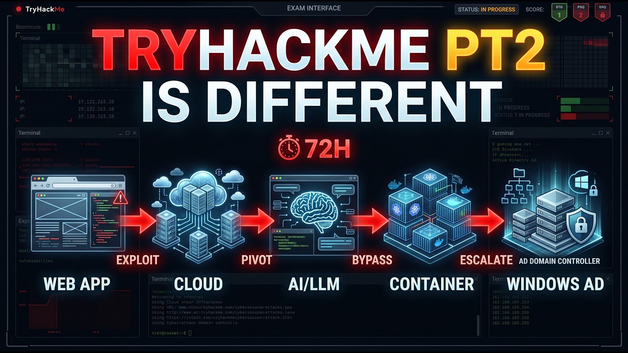 The New TryHackMe PT2 Is Different From Most Advanced Pentesting Certifications | THM PT2 Review
