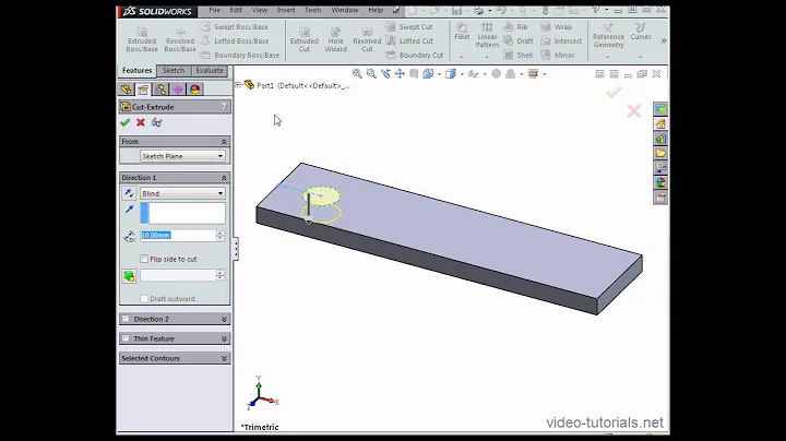 How to use Simulation Xpress #1 SOLIDWORKS tutorials (Simulation)