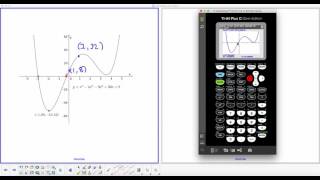 16 Graphing TI84 Calculate x intercepts