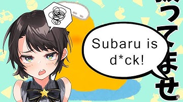 Oozora Subaru read her overseas fans comment section.