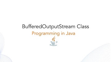 BufferedOutputStream Class in java