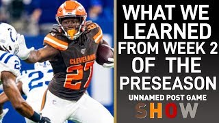 BROWNS PRESEASON WEEK 2 VS COLTS TAKEAWAYS