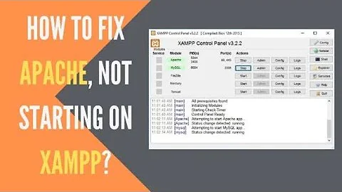 Apache Error: Apache Shutdown Error Unexpectedly [2022 Update] Apache not starting in Xampp Server