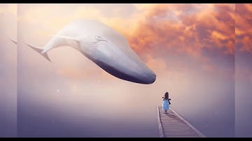 Photoshop Manipulation Tutorial  Fantasy  Big Whale 【COPIED FROM RAFY A】