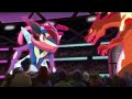 Greninja Vs G-Max Charizard |Full Battle|Ash Vs Leon|Ash Greninja Vs Leon Charizard| Fanmade Edit