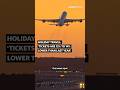 🛬 Holiday travel: ‘Tickets are 12% to 14% lower than last year’: Economist #shorts