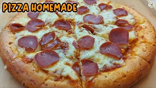 RESEP PIZZA PEPPERONI HOMEMADE ENAK SIMPEL DAN PRAKTIS