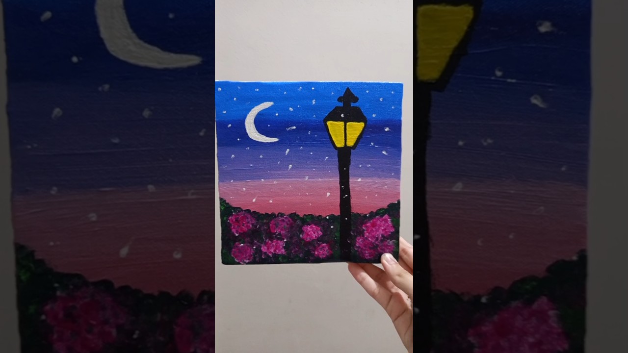 #acrylicpainting #paintingstyles #viral #youtubeshorts #blue