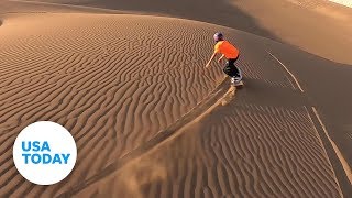 Take a ride with sandboarders in Chile | USA TODAY