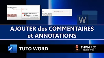 Comment imprimer un document Word avec les commentaires ?