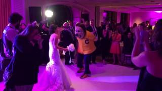 Oski the Bear from Cal Berkeley at Sarah and Andrew's wedding-HMC Event Solutions