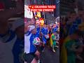 Colombia national football team fans flooded the streets after winning their opening World Cup match