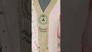 Hot pink 🩷 dressing fish cut and jari lace and kundan jewellery work in-hand embroidery Luxury women