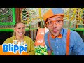 Blippi's Super Active Playground Games! | Blippi Learns | Learn Colors and Science with Blippi!