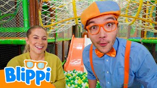blippi s super active playground games blippi learns learn