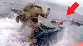 Terrifying Moment U.s. Coast Guard Intercepts Drug-Smuggling Submarine In Caribbean Sea