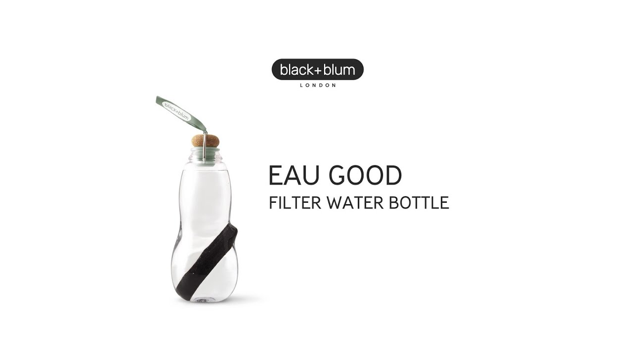 Eau Good Gourde en Tritan 800 ml Olive + Filtre Charbon Binchotan