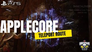 How to Unlock The Applecore Teleport Mythic Gateway God Of War Ragnarok