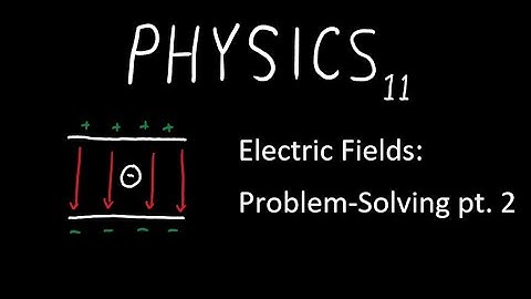 Electric Fields 4.2: Problem-Solving with Electric Fields (part 2)