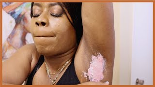 I Waxed Myself for the First Time EVER and........!😭  (How To Wax Yourself at home)