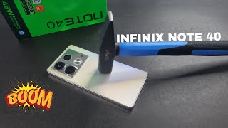 Infinix Note 40 Screen Scratch & Gorilla Glass Durability Test 🔨🛠️