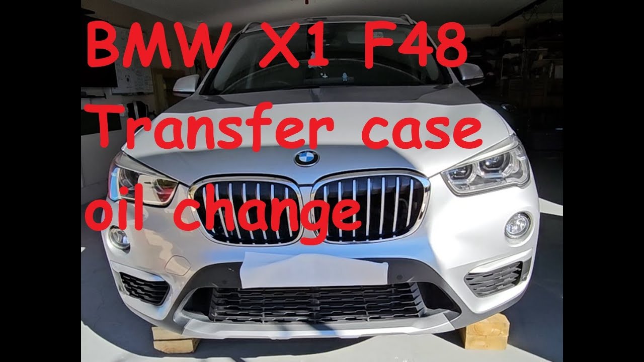 How to service transfer case front differential of a 2016 BMW X1 F48 xDrive25i