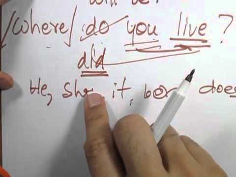 การตั้งประโยคคำถามภาษาอังกฤษ (โดยครูวสันต์ อายุบเคน) - Youtube