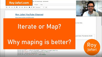 Why maping a function is better than iterations (loops) for data processing?