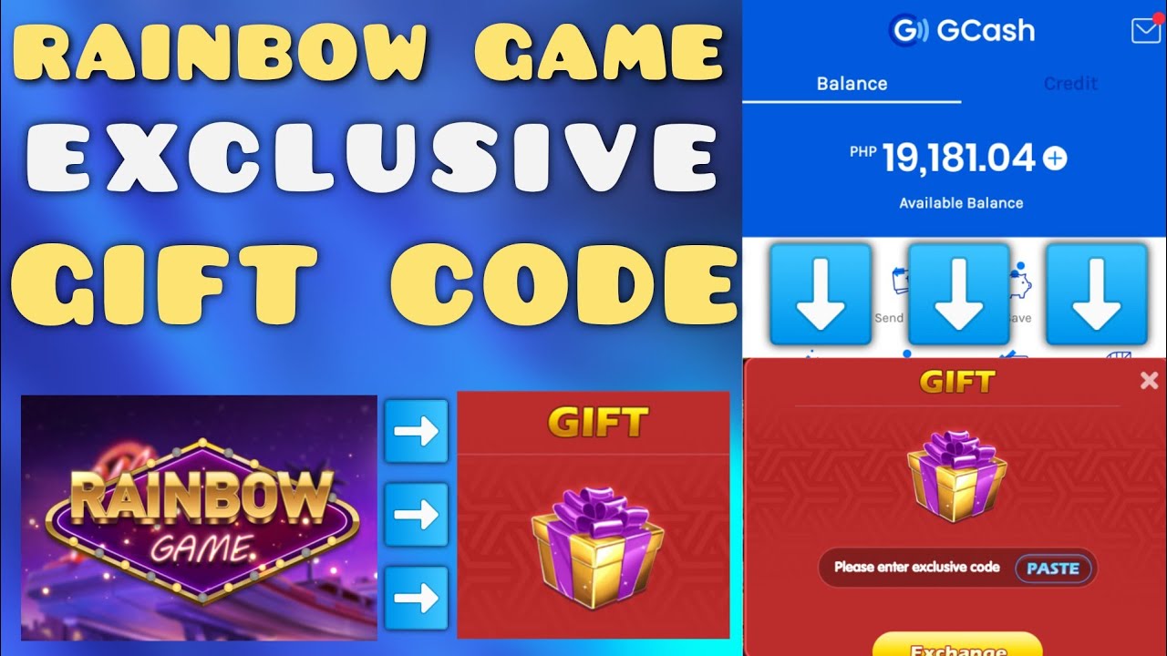 NEW UPDATE ! RAINBOW GAME EXCLUSIVE CODE, GIFT CODE