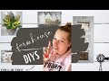 DOLLAR TREE FARMHOUSE DIYS | FUN AND EASY HOME DECOR | SUPER INEXPENSIVE | KINDA KRAFTY KENZIE