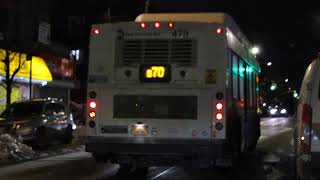 MTA NYCT: 2012 NFI C40LF #479 on the B70 to Sunset Park departing 8 Av/47 St