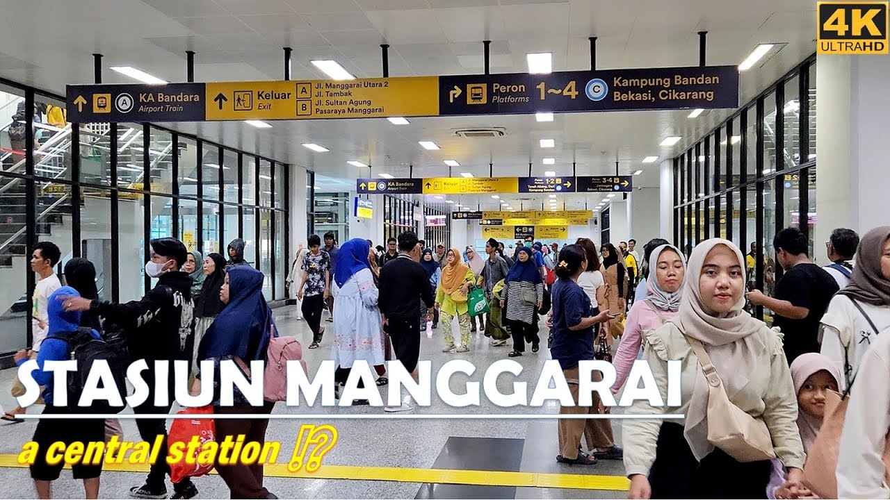 Central Station Manggarai⁉️Stasiun Pusat KRL Jabodetabek ⇆ KAJJ ⇆ KA Bandara ⇆ LRT ⇆ Trans Jakarta‼️