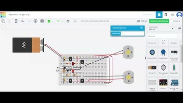 Video de funcionamiento robot seguidor de luz desde Tinkercad