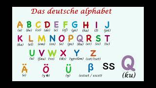 درس اول:  آموزش حروف الفبای زبان آلمانی/ Das deutsche Alphabet/ آموزش زبان آلمانی