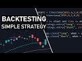 Simple Backtest with Tradingview/Pine script