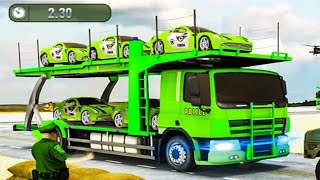 Limo Car Driving - Us Army Multi Level Transporter Truck Parking Games
