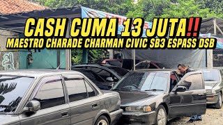 MJM nih Gudang nya Mobil Tua Bogor❗Murah seharga motor Maestro harga 13 juta twincam civic lancer 