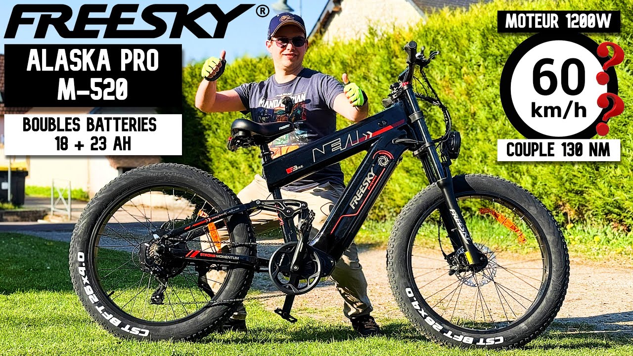 FREESKY Alaska Pro M-520 : Le vélo le plus RAPIDE que j’ai jamais Testé ! Déballage et Test Complet