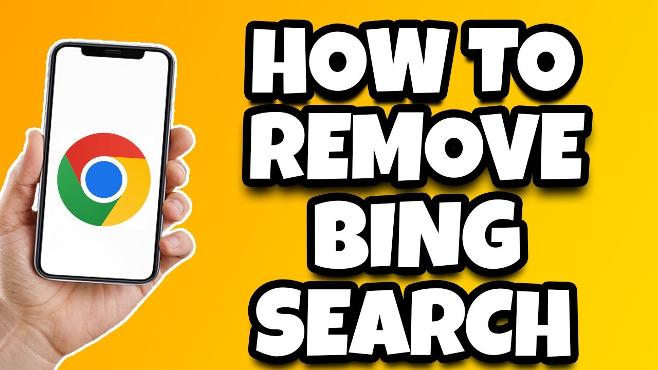 How To Remove BING Extension from Google Chrome - 2023 Quick and Easy ...