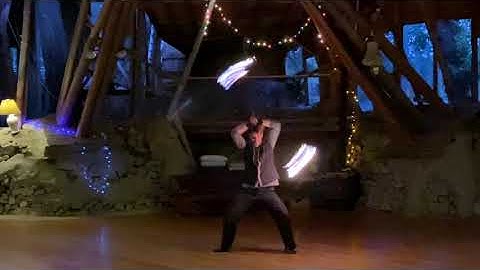 Old School Fire Poi Flow #2