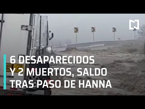 Tormenta Tropical Hanna: Hay seis desaparecidos y dos muertos tras paso de Hanna - Las Noticias