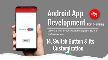 Android studio for beginners | Switch Button & its customization | Hindi Tutorial 2019