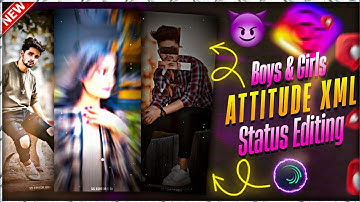 Attitude status editing|| Shake effect & Attitude status video editing Alight motion|| #sseditorboy