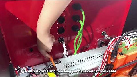 BORUNTE specialized large screen palletizing system (NBT model) wiring teaching course