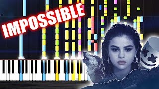 Selena Gomez, Marshmello - Wolves - IMPOSSIBLE PIANO by PlutaX