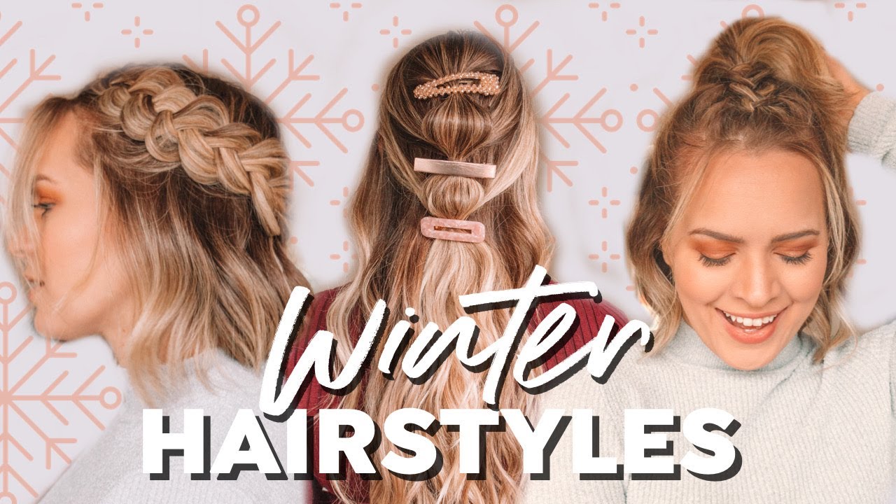 Easy Winter Hairstyles And Braids Kayley Melissa Youtube